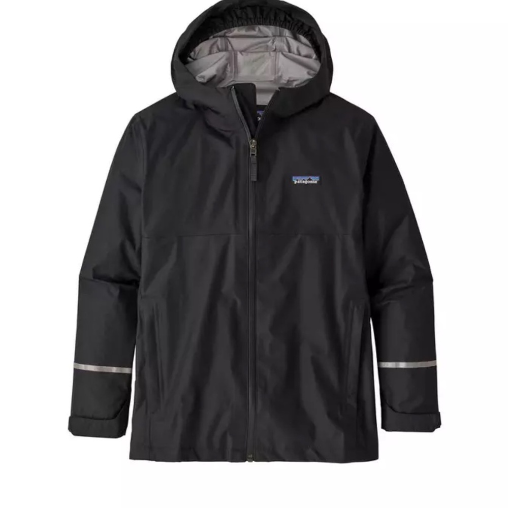 Patagonia Kids Torrentshell 3L Rain Jacket Black XL 14